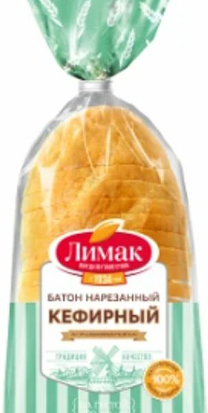 Батон Лимак кефирный нарезка 180г