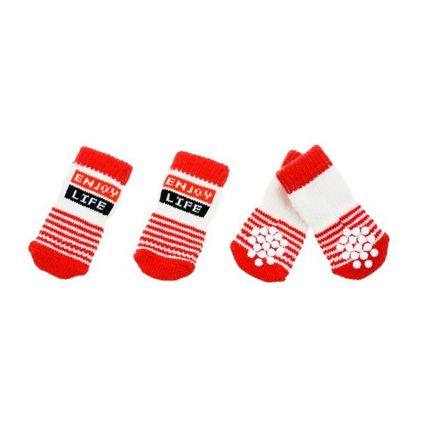 Носки для собак Enjoy Life XL красный (унисекс)