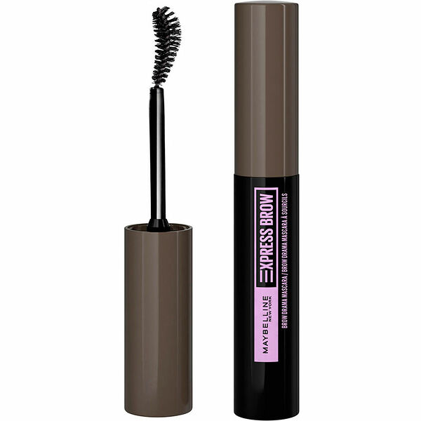 Тушь для бровей Express Brow Drama, щеточка-скульптор + цветной гель, Светло-коричневый, 7, 6 мл