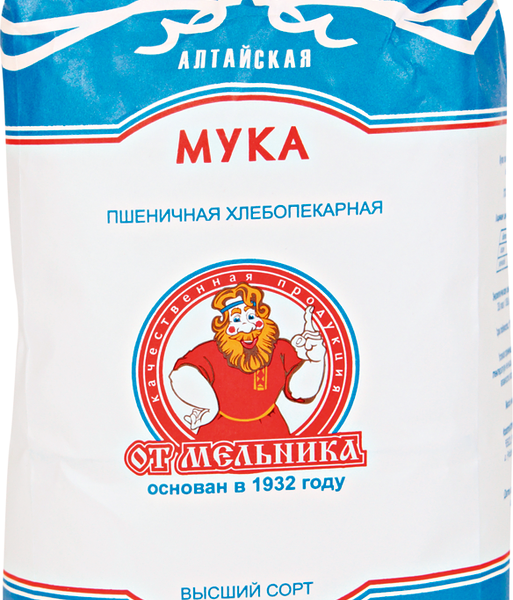 Мука пшеничная ОТ МЕЛЬНИКА хлебопекарная высший сорт ГОСТ