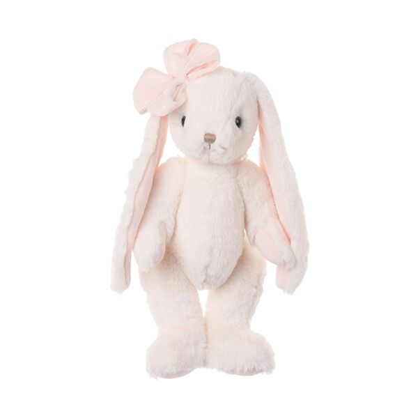 Игрушка мягкая «Кролик Lilibet» с бантиком розовый, Bukowski, 40 см, Швеция