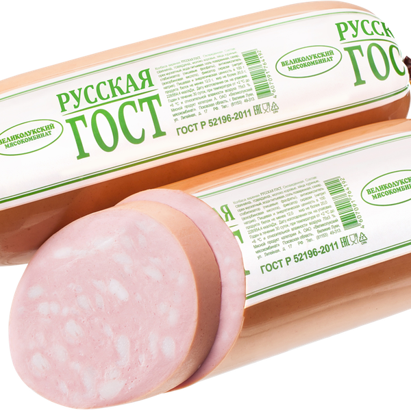 Колбаса МК ВЕЛИКОЛУКСКИЙ Русская ГОСТ кат.Б. вес 