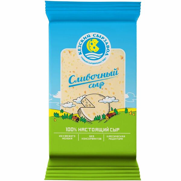 Сыр Кезский Сливочный 50% 200 г