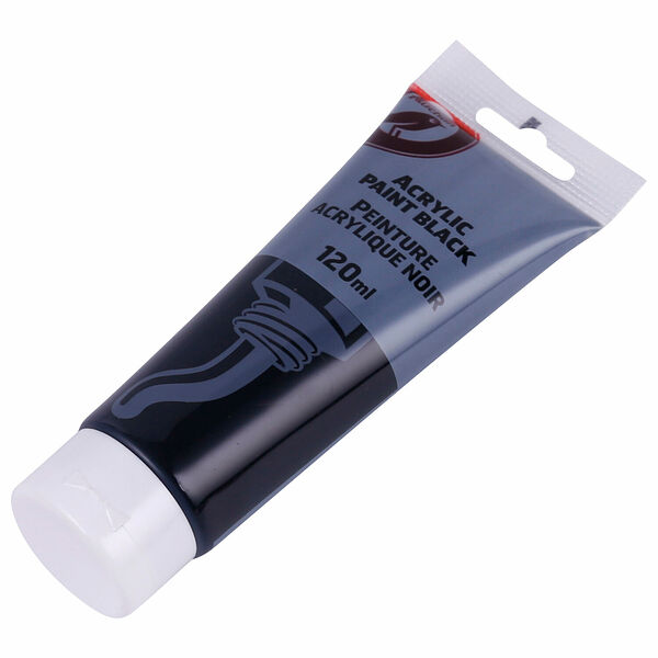 Краска акриловая АШАН Красная птица черная