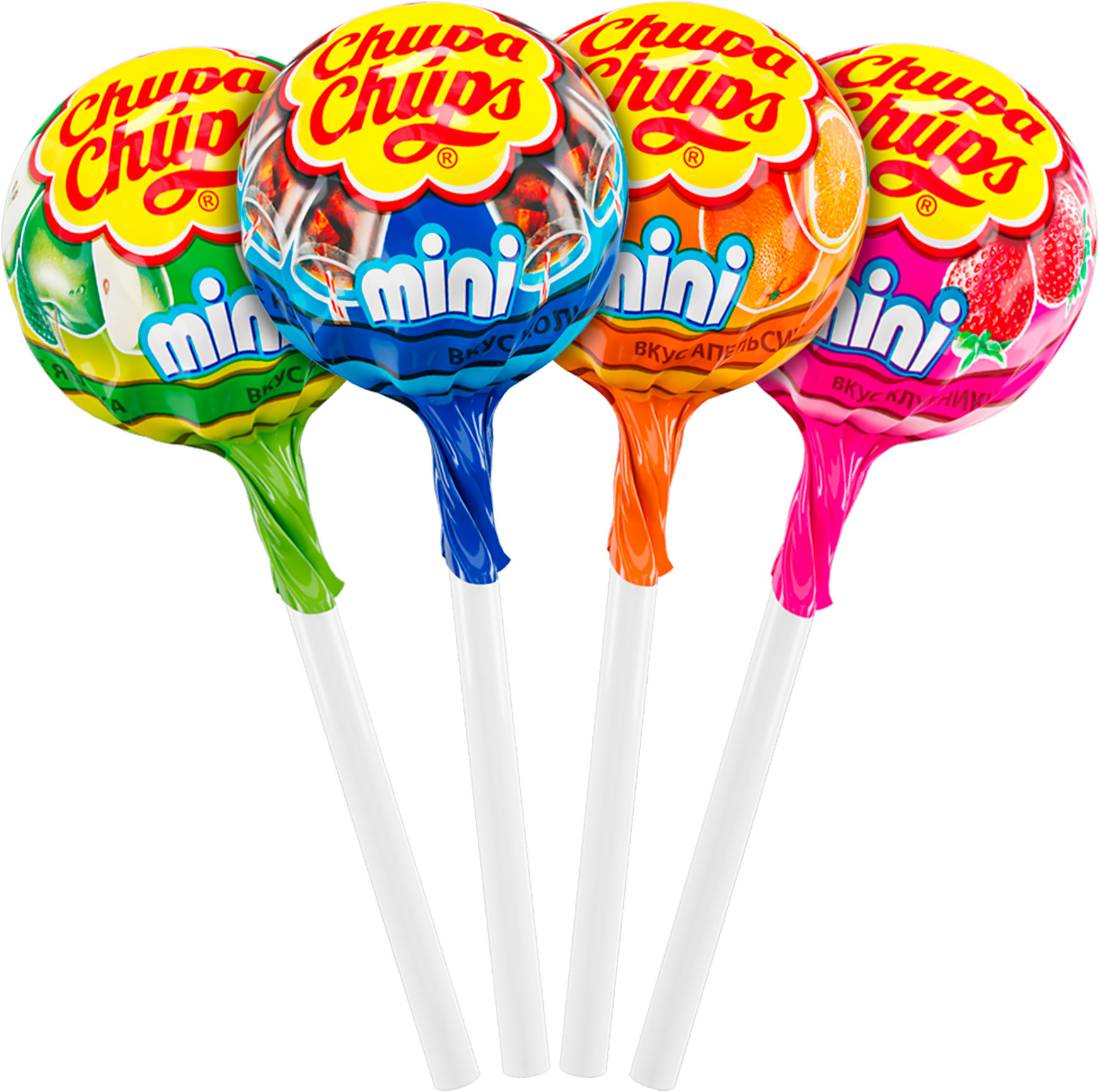 

Карамель на палочке Chupa Chups мини