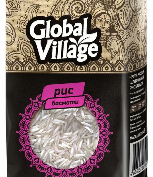 Рис Global Village Басмати шлифованный  450г