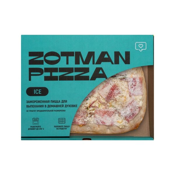 Пицца Zotman Чиз карбонара 420 г