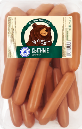 

Сосиски ПРОСТО ВЫГОДНО Сытные 3с МГА вес до 1.0кг