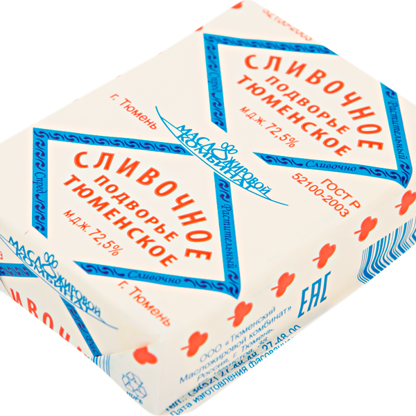 Спред Сливочное подворье Тюменское 72,5%