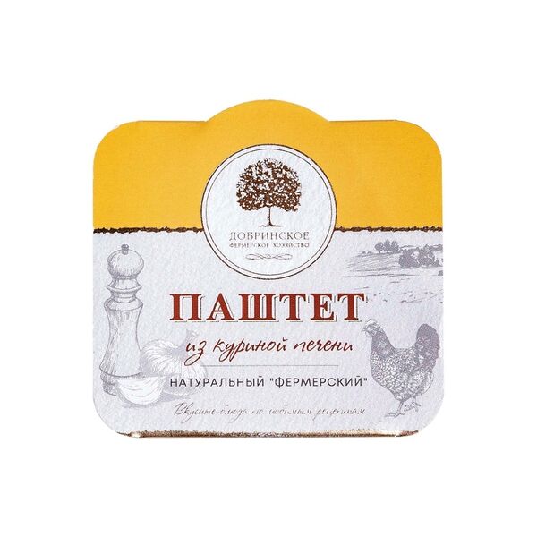 Паштет Добринское Фермерское Хозяйство Фермерский из куриной печени 100 г