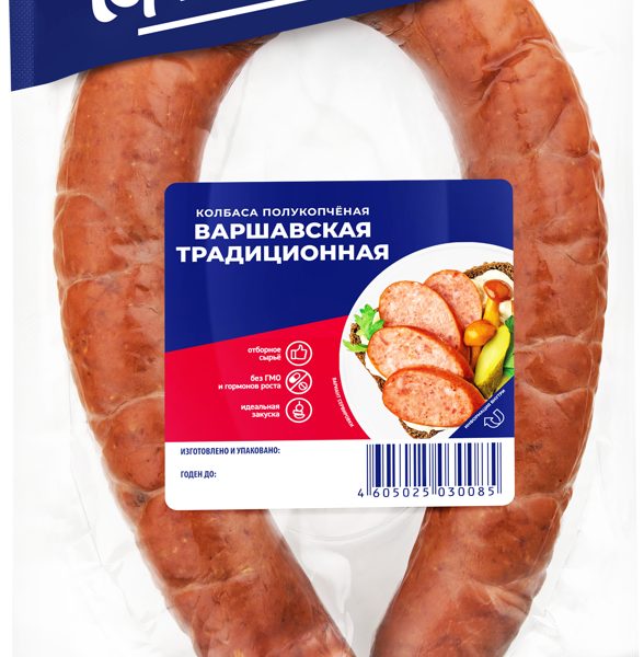 Колбаса Черкизово полукопченая Варшавская традиционная