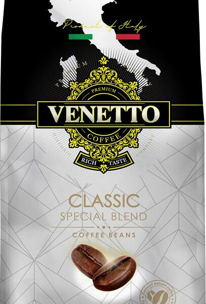 Кофе Venetto Classic натуральный жареный в зернах 800г