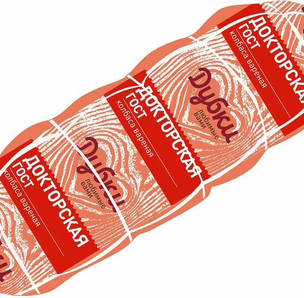 Колбаса Дубки Докторская вареная 400г