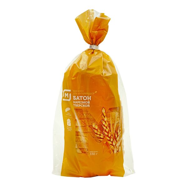 Батон Моя Цена Нарезной 330 г