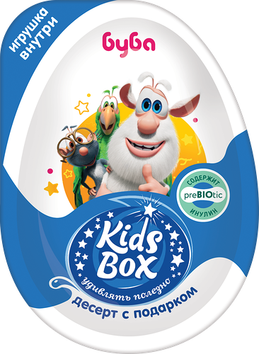 Яйцо KidsBox Буба Десерт с подарком