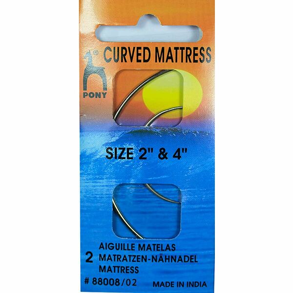 88008/02 Иглы ремесленные изогнутые для мебельной обивки № 2, 4, 2 шт PONY