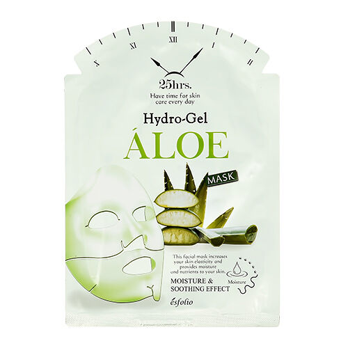 Маска для лица Esfolio 25hrs. гидрогелевая с алоэ вера увлажняющая 28 г