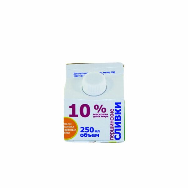 Сливки Першинское пастеризованные 10%