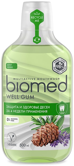 

Ополаскиватель для полости рта Biomed Well Gum 500 мл