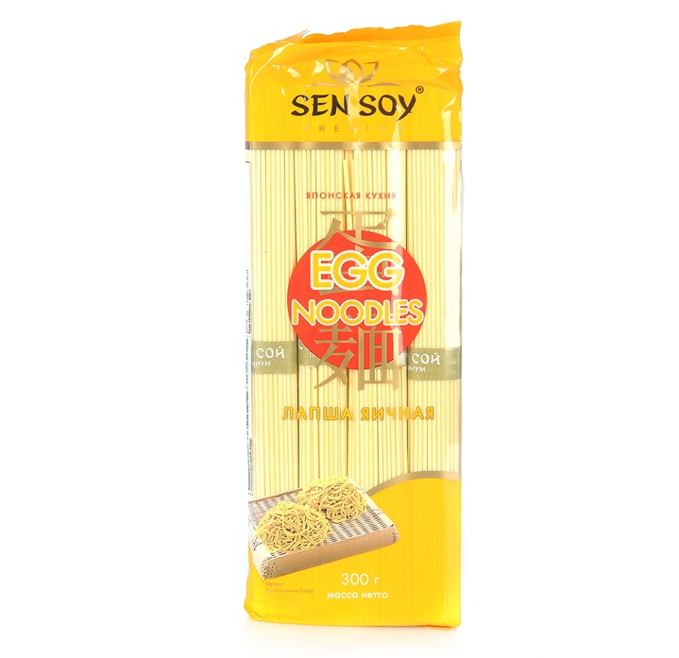 

Лапша яичная Sen Soy Egg Noodles 300 г