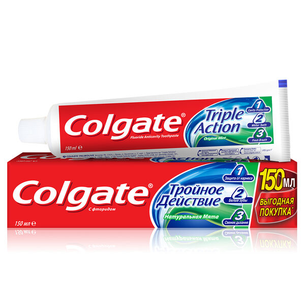 Зубная паста Colgate Тройное действие