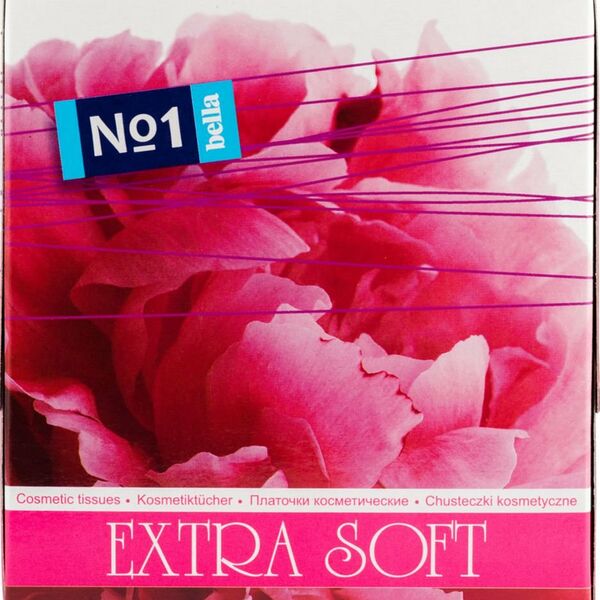 Платочки косметические Extra Soft (Экстра Софт) 2 слоя, 80 шт ТМ Bella (Белла)