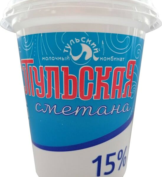 Сметана Тульская 15% 300г