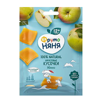 Кусочки фруктовые ФрутоНяня Яблоко 53 г