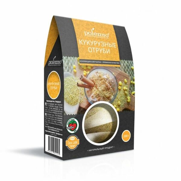 Отруби Polezzno кукурузные, 200г