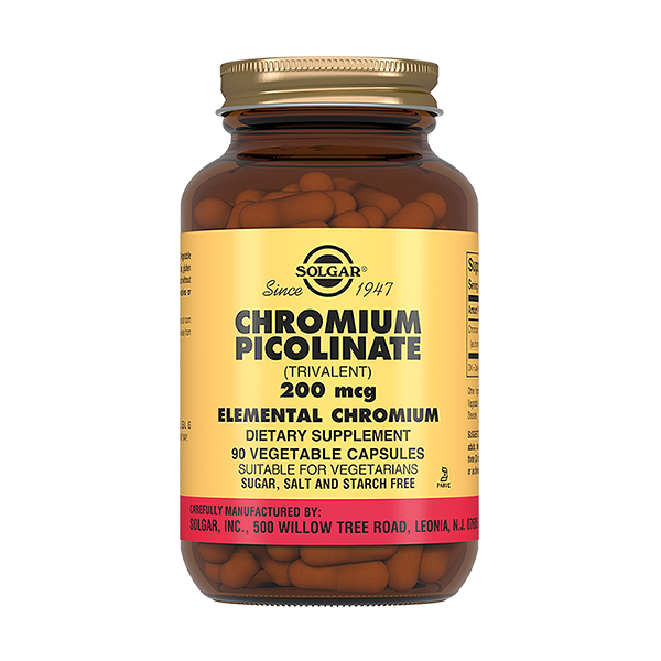 Solgar Chromium Picolinate капсулы 200 мкг 90 шт