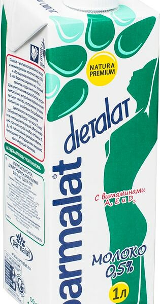 Молоко Parmalat Natura Premium Dietalat ультрапастеризованное 0.5% 1л