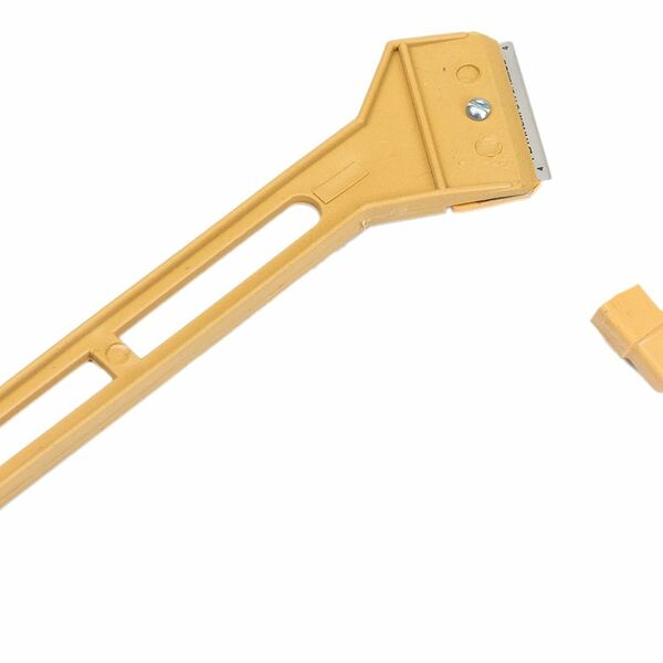 HOMEFISH Скребок аквариумный с лезвием бежевый 5х18,5х26см