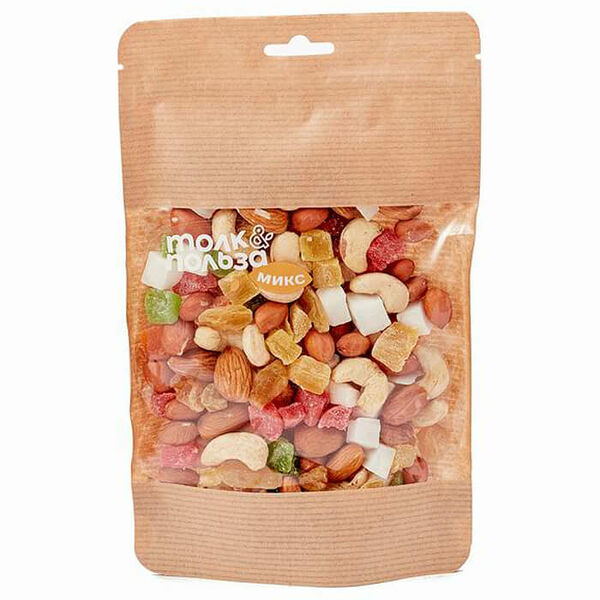 Орехи и сухофрукты только польза 120 г смесь №1