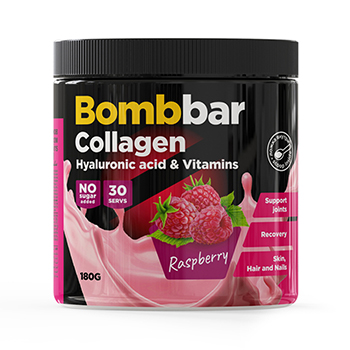 

Коктейль протеиновый Bombbar Collagen с гиалуроновой кислотой и витаминами малина 180 г