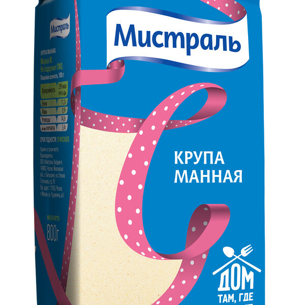 Крупа манная Мистраль