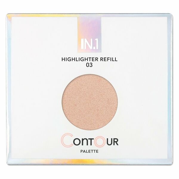 N.1 Highlighter Refill Хайлайтер для палетки Contour Palette, 2,8 г, 03
