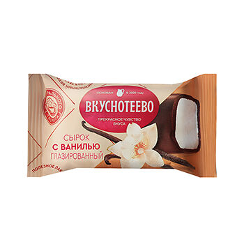 Сырок творожный Вкуснотеево Премиум с ванилью глазированный 16%, 40г