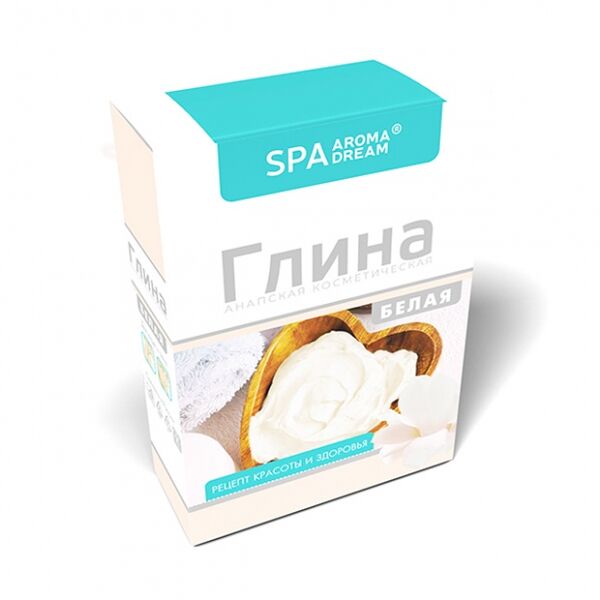 Spa Aroma Dream глина Анапская белая для лица и тела 100 г