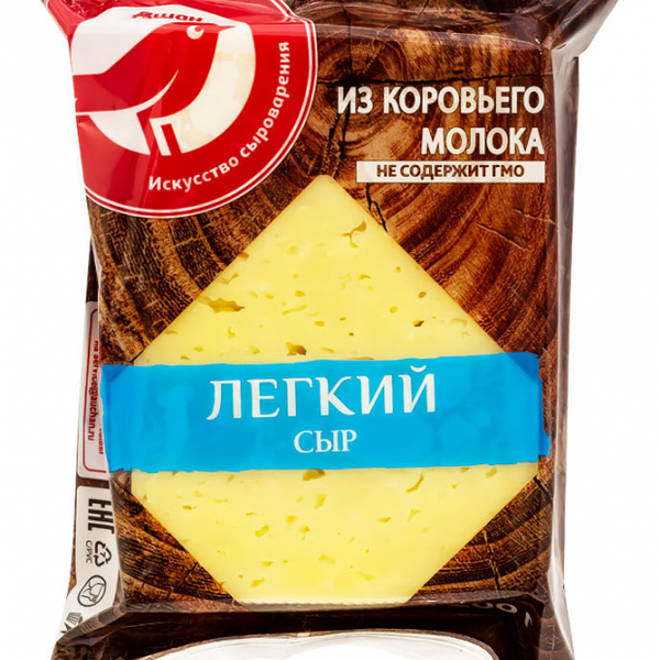 Сыр АШАН Красная птица Легкий