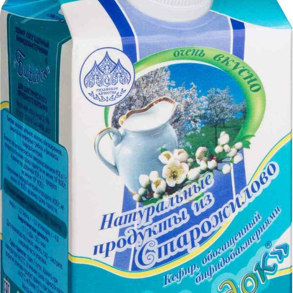 Кефир Бифидок Продукты из Старожилово 2,5%