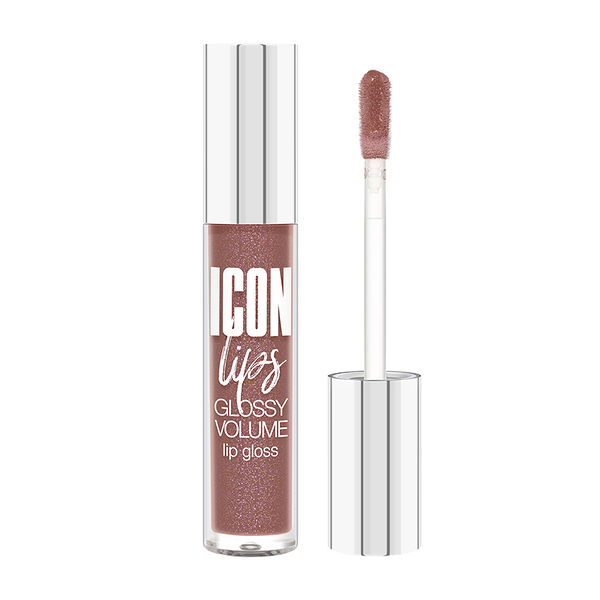 Блеск для губ Luxvisage Icon Lips с эффектом объема и сияния тон 506 Caramel beige 3.4 г