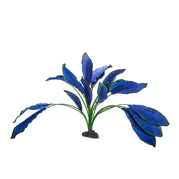 Декор для аквариума эхинодорус синий 40 см