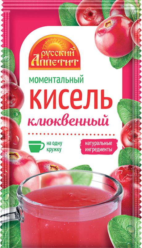 

Кисель Русский Аппетит Клюквенный моментальный 30 г