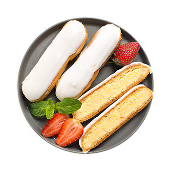 Эклер с ванильной начинкой от шеф-кондитера АВ