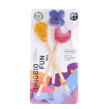 Карамель Lo-li без сахара Fun и Joy 28г, Россия