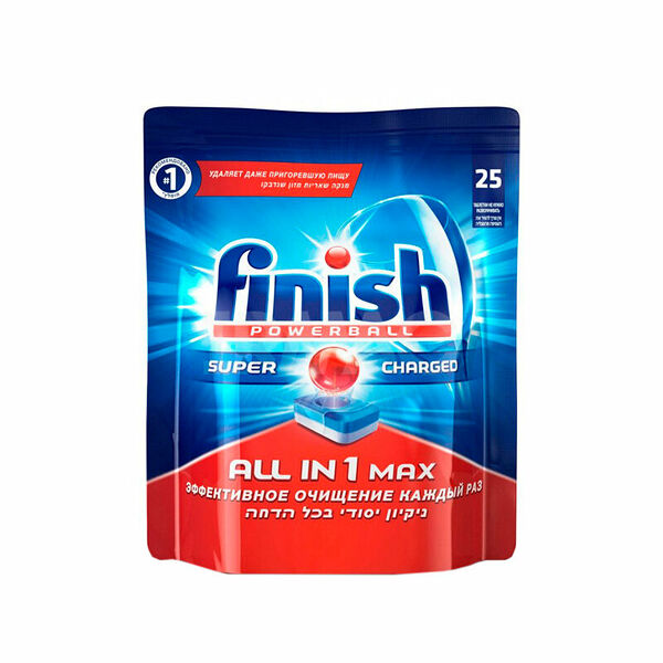 Таблетки для посудомоечных машин Finish PowerBall 25 шт