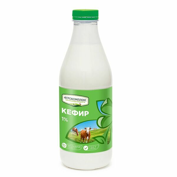Кефир Агрокомплекс 1%, 900г