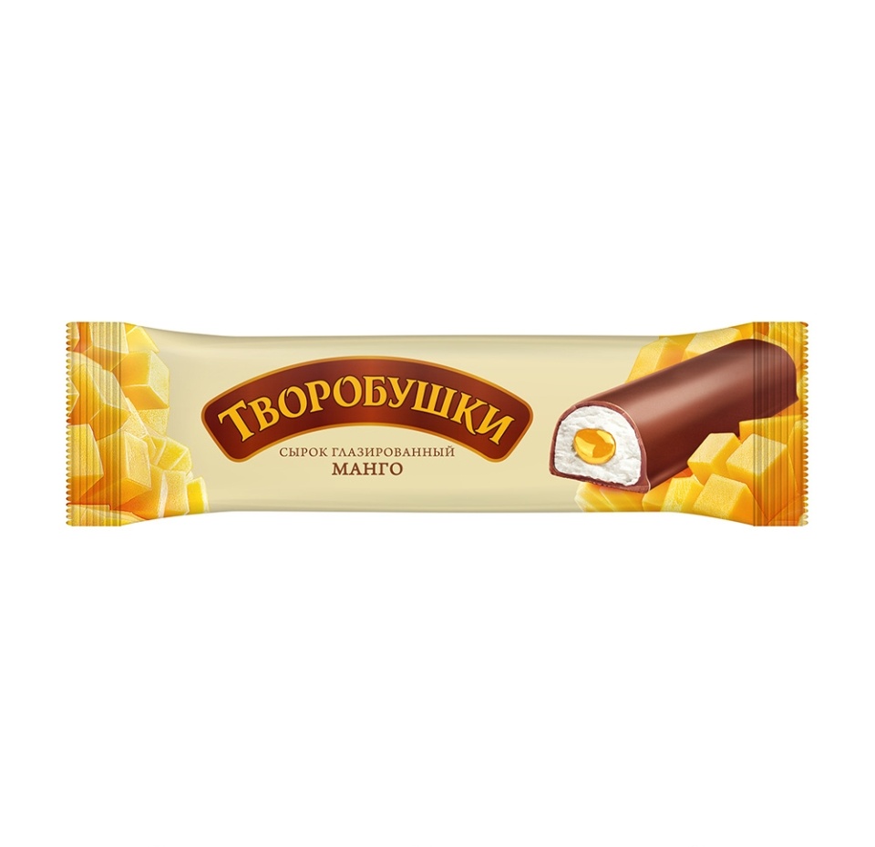 

Сырок Творобушки манго творожный глазированный 20% 40 г