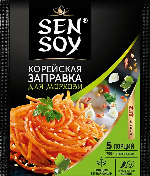 Заправка Sen Soy Корейская для моркови 47% 80г