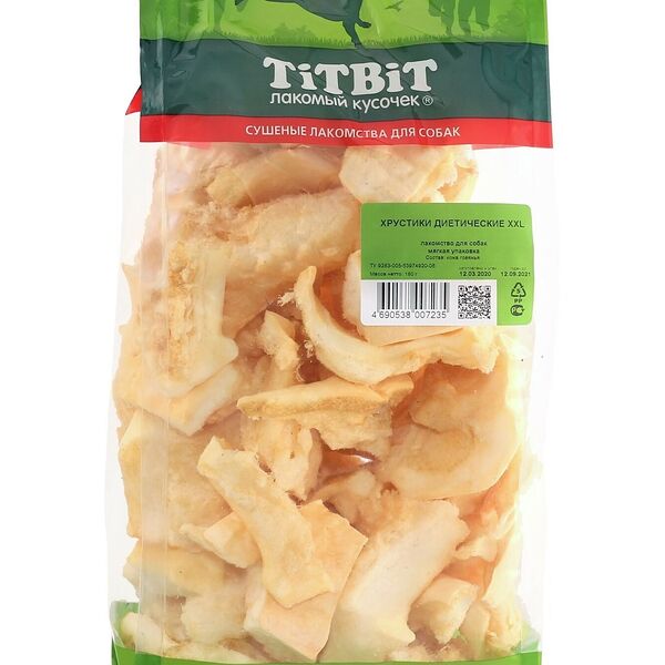 Лакомство для собак TITBIT Хрустики диетические XXL (упаковка - 5 шт)
